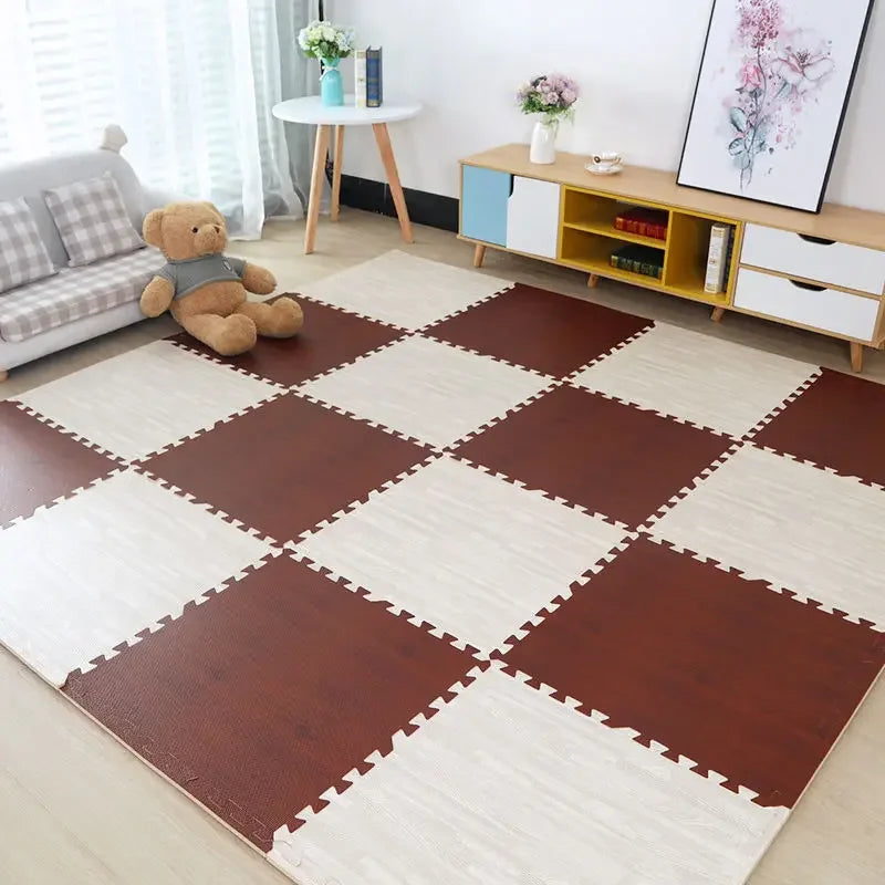 Baby Eva Foam Play Gym Puzzle Mats Interlocking Tiles For Kids Crawling Soft Floor