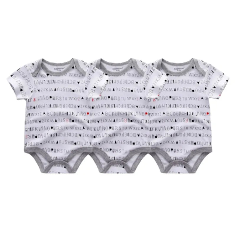 Kiddiezoom Four Seasons Unisex Baby Bodysuits 100 Percent Cotton Newborn Onesies