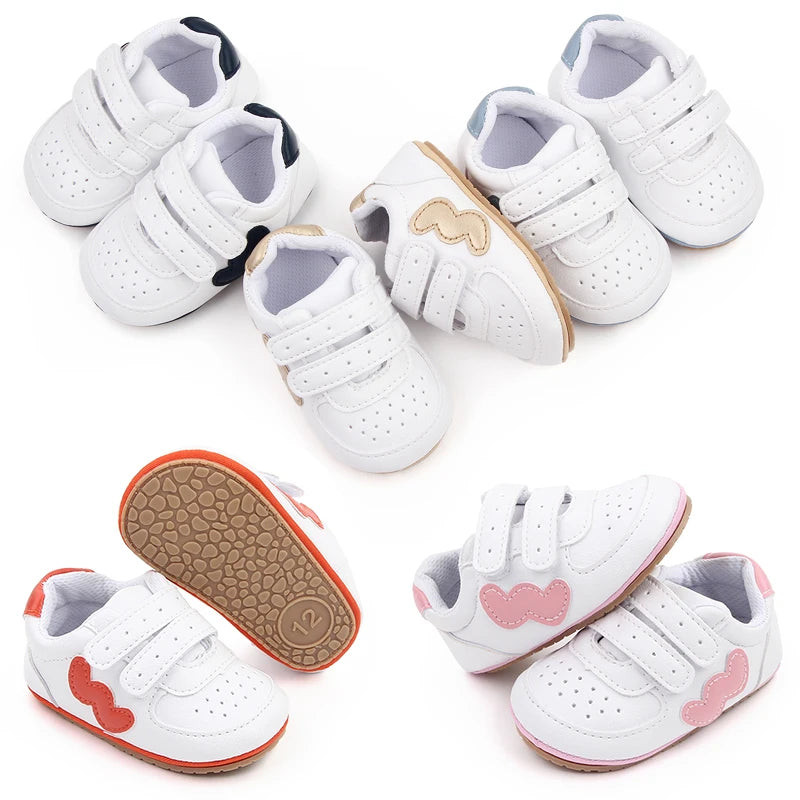 New Fashion Baby Shoes Spring and Autumn High Quality TPR Sole Anti-slip Water Proof Toddler Prewalking Outdoor Sneaker D2736