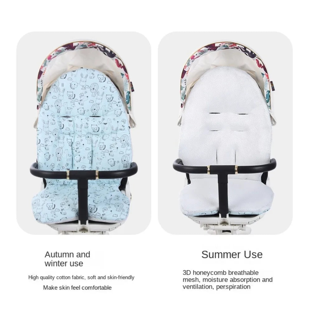 Cushion Seat Liner Pad Baby Neck Support Pillow Trolley Mattress Stroller Accessories Baby Stroller Cushion Pushchair Car Mat