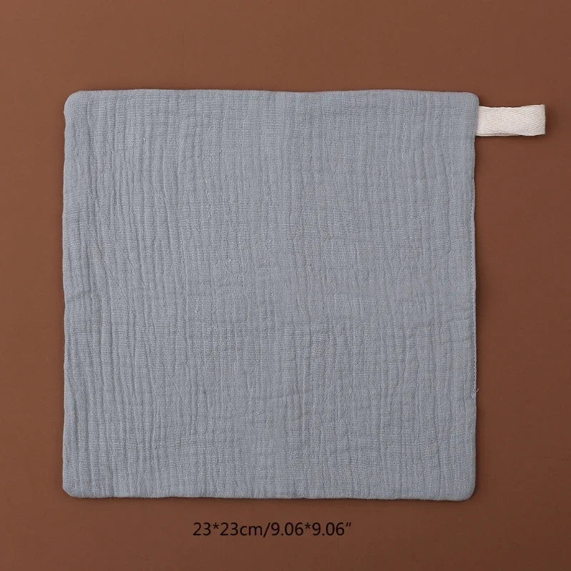 5/10pc Random Color Soft Cotton Baby Towel Set Newborn Muslin Squares Gauze Baby Washcloth Hand Bath Shower Towel Baby Items
