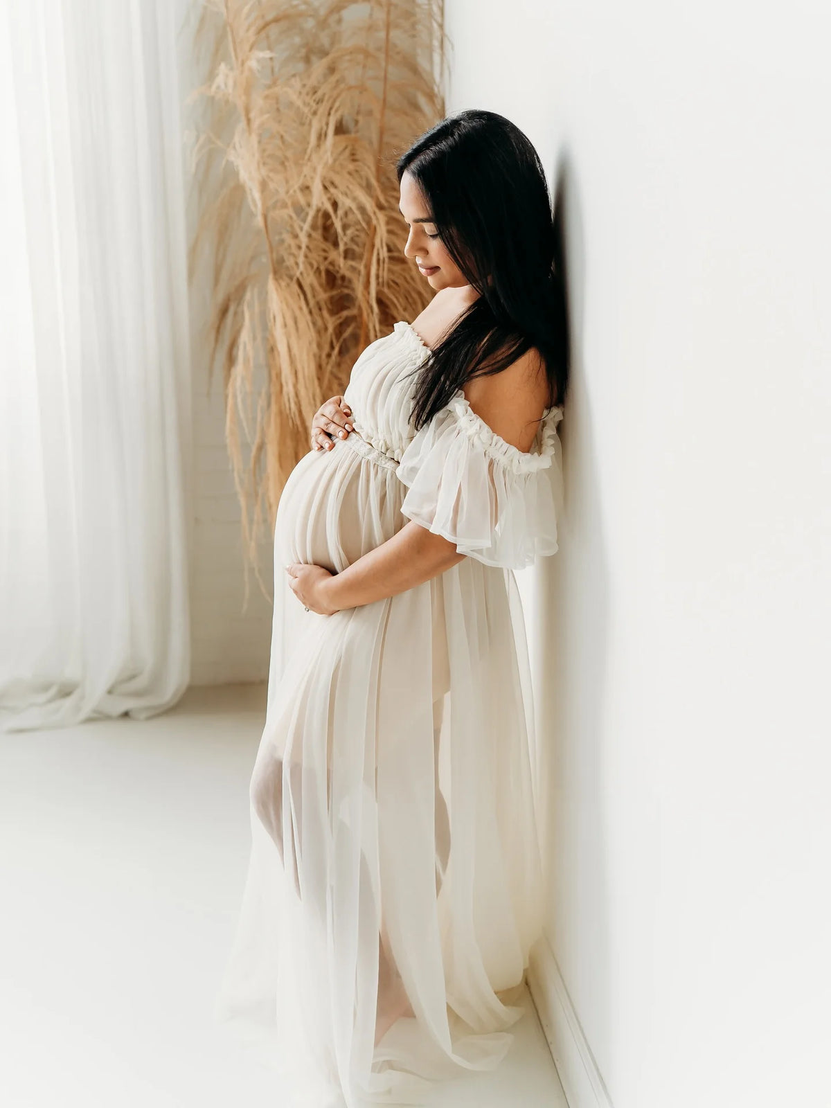 Maternity Gown Two Piece