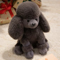 Hot Simulation Color Small Bell Poodle Plush Toys Doll Stuffed Soft Animal Fluffly Curly Hair Dog Lifelike Puppy For Kids Gifts