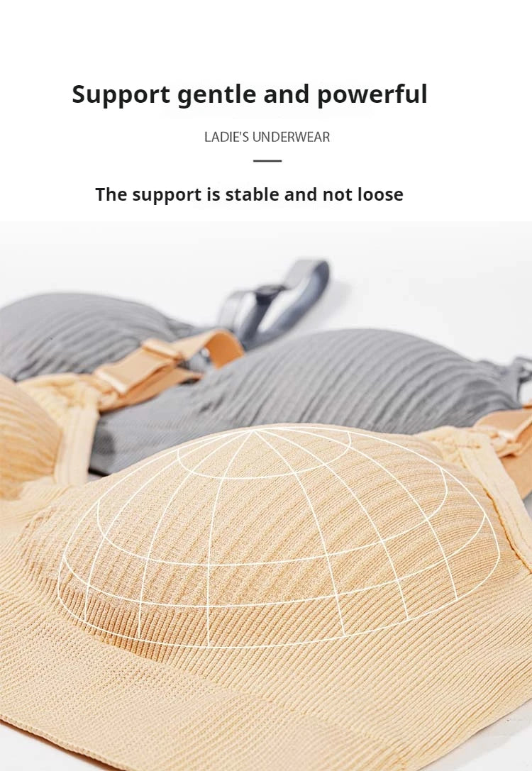 High Quality Plus Size Nursing Bra Breathable Women Breastfeeding Underwear Seamless Maternity Bra Push Up