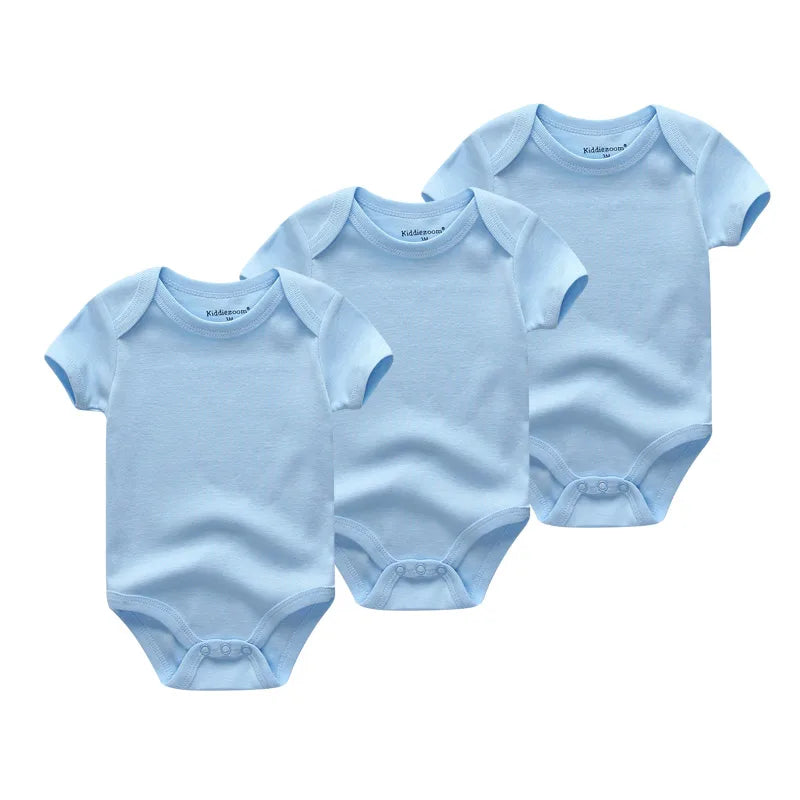 Kiddiezoom Four Seasons Unisex Baby Bodysuits 100 Percent Cotton Newborn Onesies