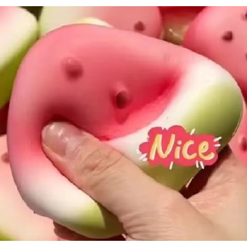 Squishy Watermelon Fidget Toy Anti-Stress Slow Rising Fruit Pinch Squeeze Stress Reliever Funny Pressure Reducer Prop