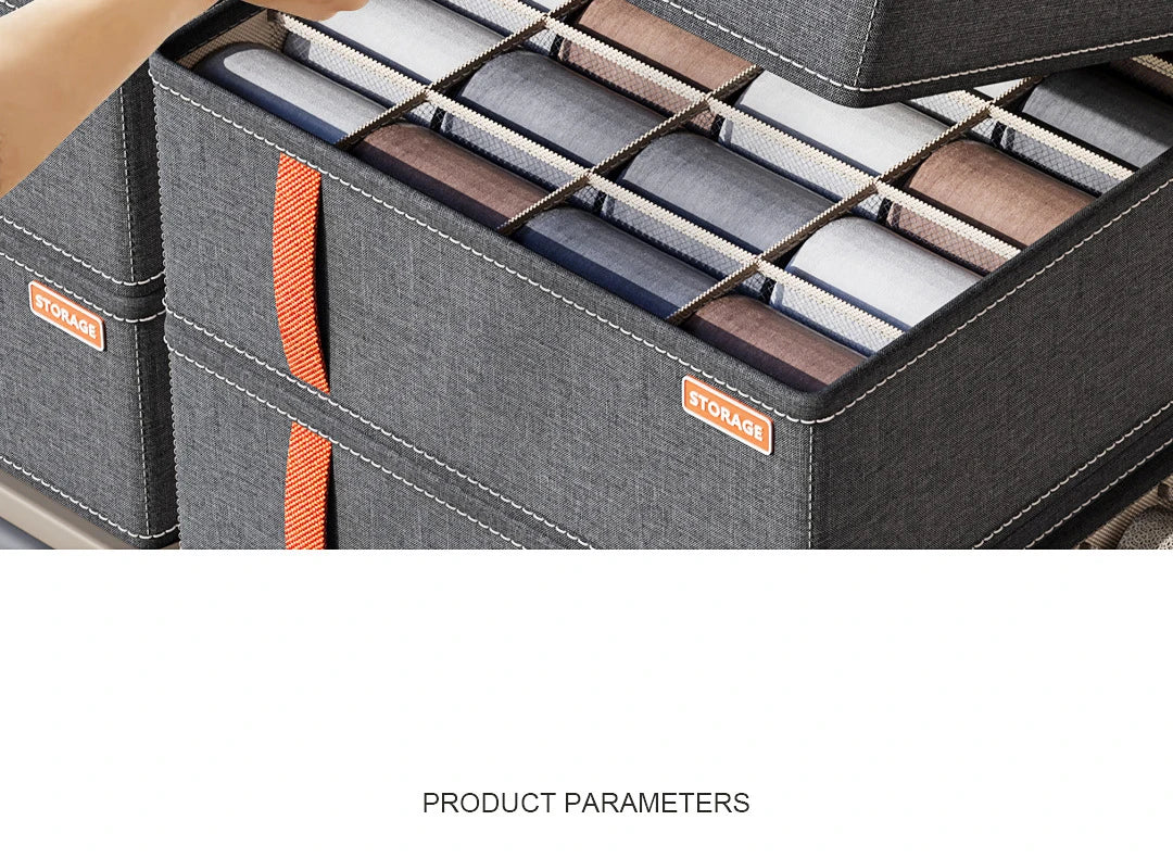 Oxford Cloth Underwear Storage Box 20/7/6 Grids Socks Panties Drawer Organizer Multi-function Home Wardrobe Assortment Boxes