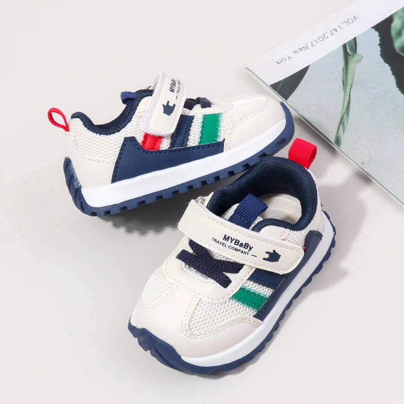 Childern Sports Shoes  Spring and Autumn 0-2 Years Old Baby Girls and Boys Sneakers Non-slip Casual Toddler Shoes First Walkers