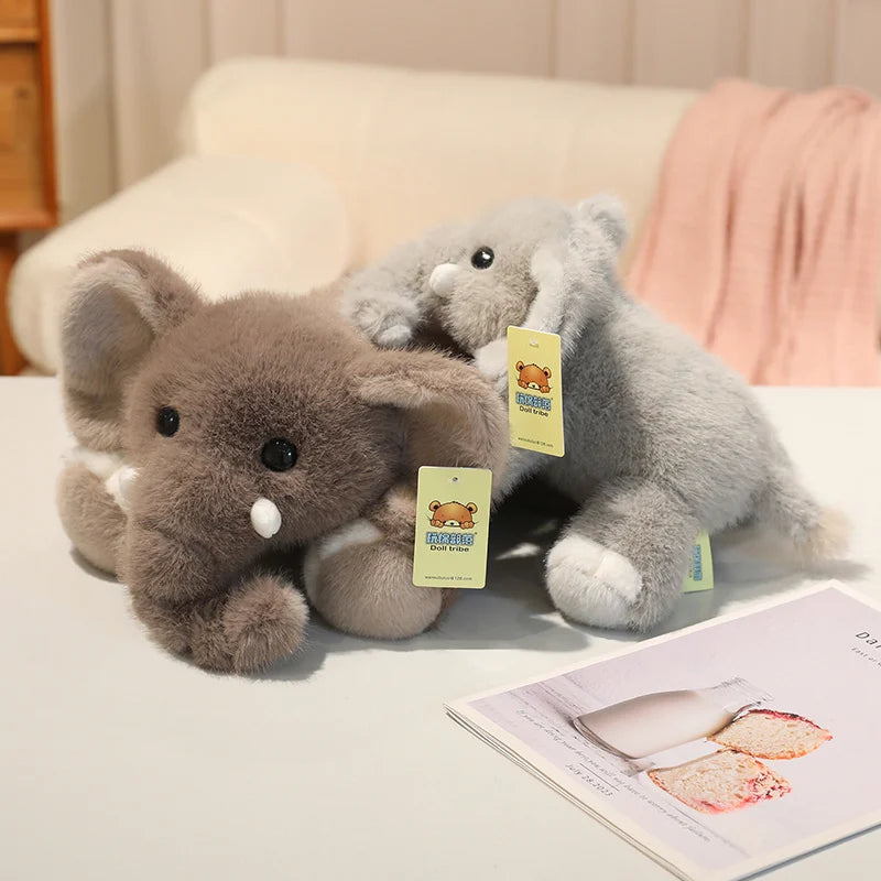 Hot Stuffed Animals Elephant Plush Doll Back Cushion Sofa Decorative Stuffed Elephant Toy 30/45cm Throw Pillow Elephant Doll
