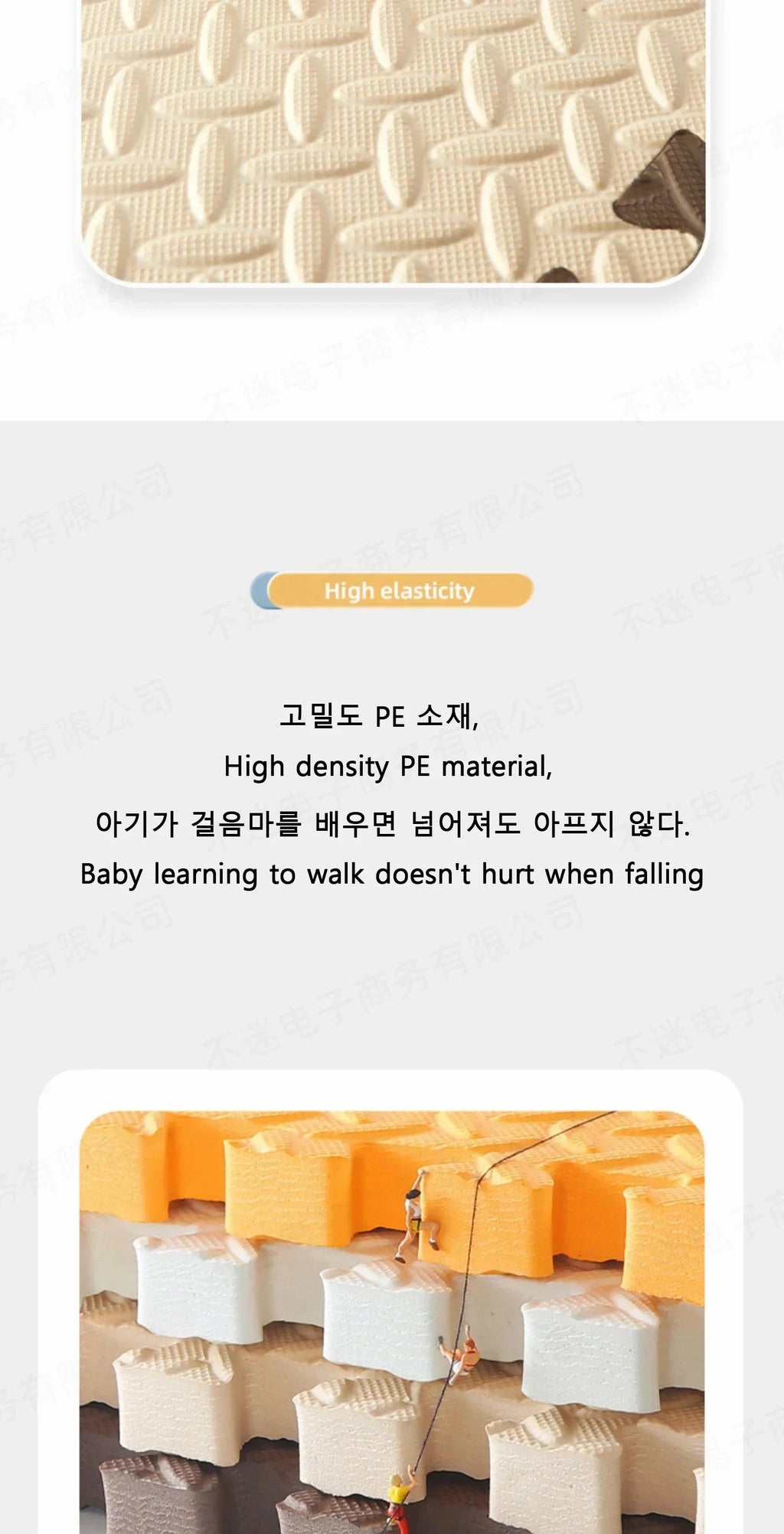 Thickened 2.5cm Baby Play Mat Children's Room Game Mat Carpet Soundproof Playing Activity Gym Mat Puzzle Environmental