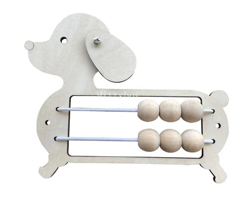 Montessori Wooden Busy Board Educational Toy For Early Learning With Castle Gear Crocodile Zippers Geometric Puzzles