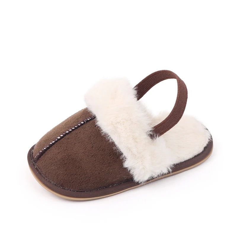 Baby Shoes Non Slip First Walkers Warm Cotton Upper For Newborn And Toddler Bc2345