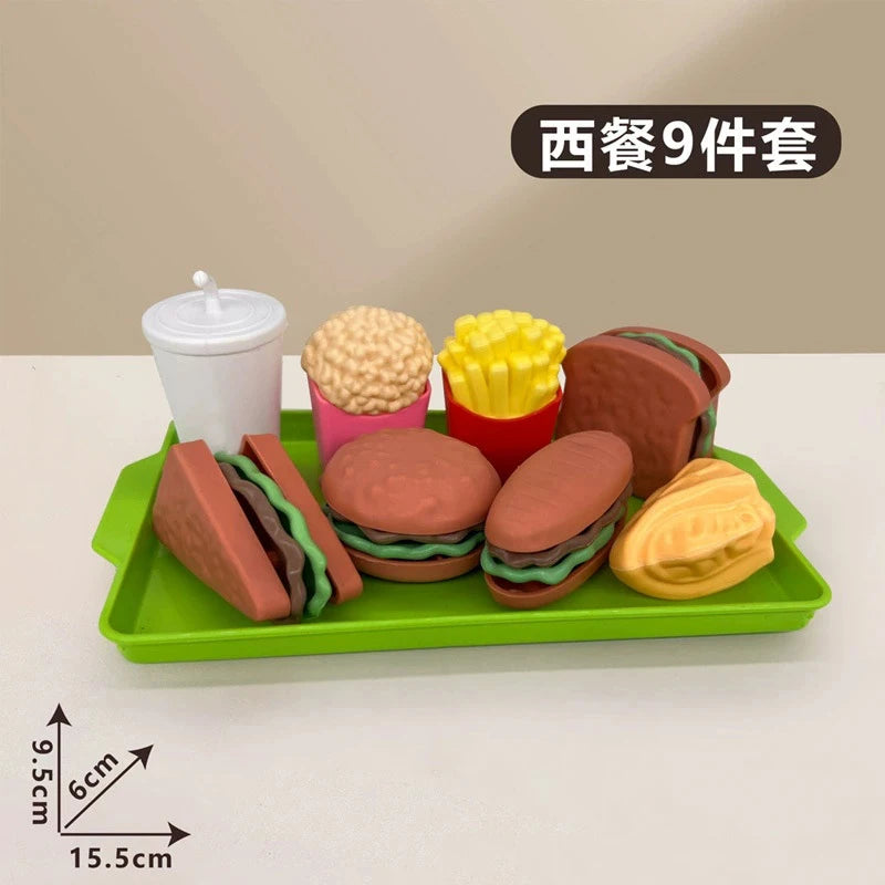 Chechele Montessori Educational Toy Vegetables Fruits And Seafood Play Set Model V1