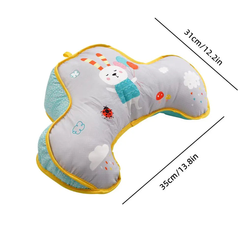 Baby Pillow Tummy Time Toy Lying Pillow High Contrast Baby Sensory Toy Double-Sided Pillows Training Gifts Birthday Head-up
