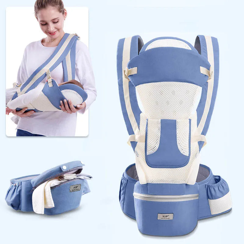 Kangaroo Baby Carrier Backpack 3 Carry Model For Infants 0-48 Months Front Facing Ergonomic Hipseat