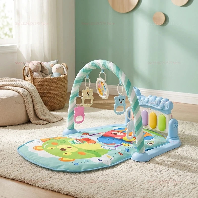Baby Play Gym Piano Mat Newborns Toddlers 0-36 Months Crawling Musical Activity Toys Early Education Infant Sensory Development