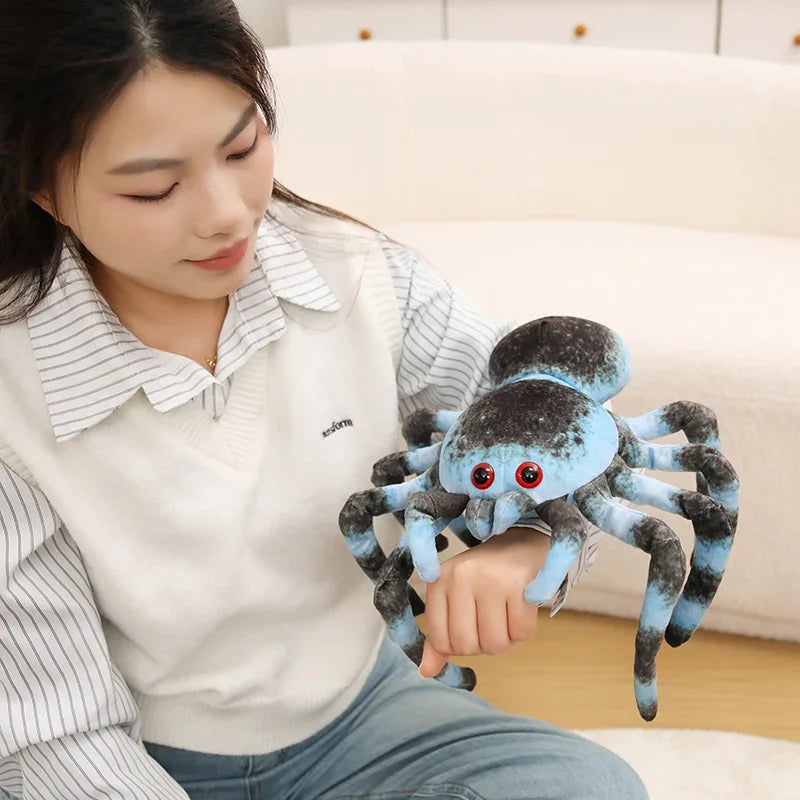 Nice Realistic Tarantula Spider Plush Toy 7 Styles Spooky Stuffed Animal Doll Forhalloween Decor, Prank Gifts And Party Favors