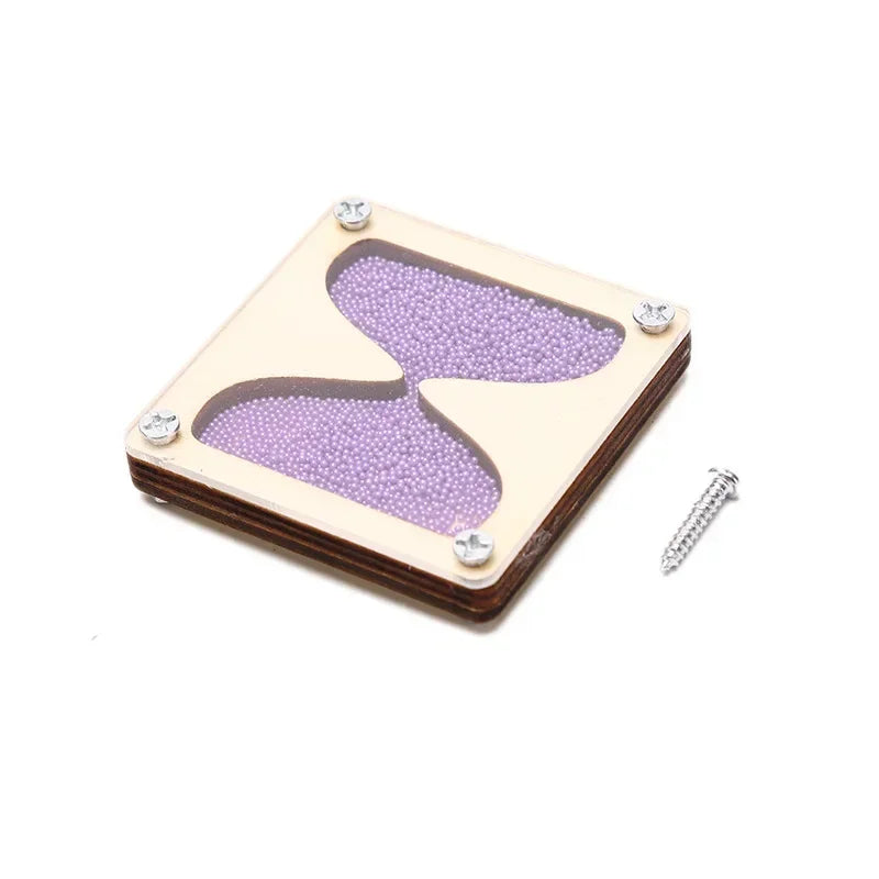Wooden Busy Board Toy for Montessori Learning With Clock Mirror and Unlock Activities Model MB-001