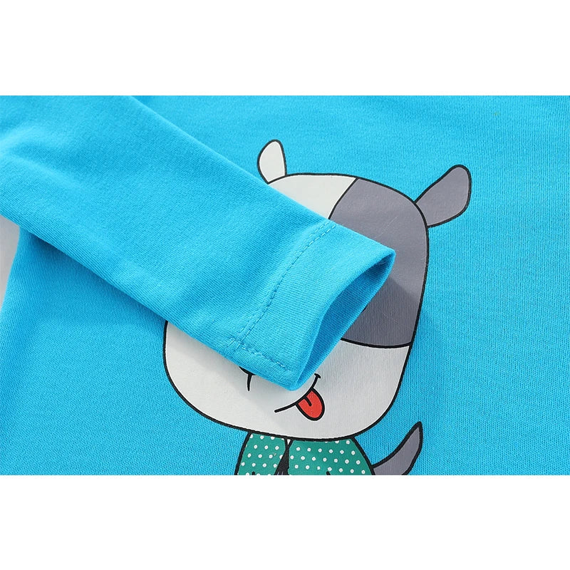 1 Piece Kiddiezoom Spring Autum Cartoon Long Sleeve Baby Boy Girl Bodysuits Soft 100%Cotton Newborn Onesies Infant Clothes