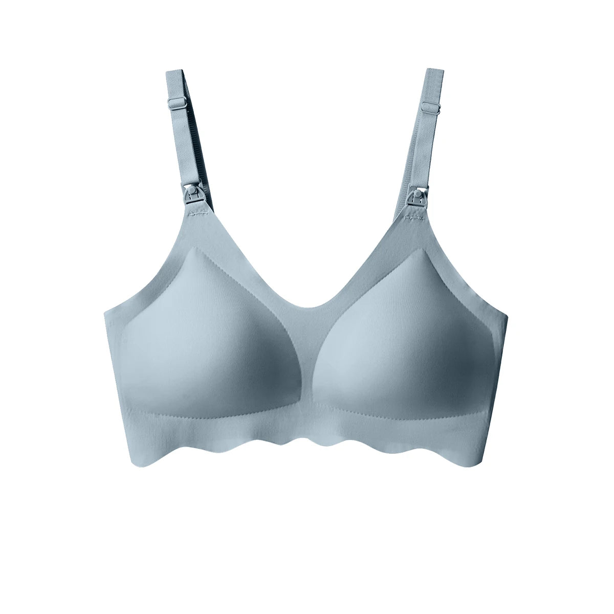New Women Traceless Women's Comfortable and Breathable Ultra Thin Breastfeeding Bra Detachable Breastfeeding Bra