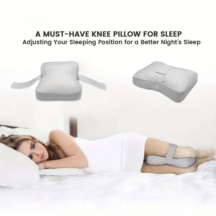 1pc Ergonomic Knee Pillow Knee Pillow for Side Sleepers Relief Side Sleeper Support Leg Pregnancy Pillow Knee Cushion Night