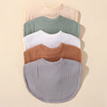 Random Color 6Pcs Cotton Thickening Soft Baby Adjustable Bibs Newborn Burp Cloths Bandana Scarf for Kids  Feeding  Baby Bips