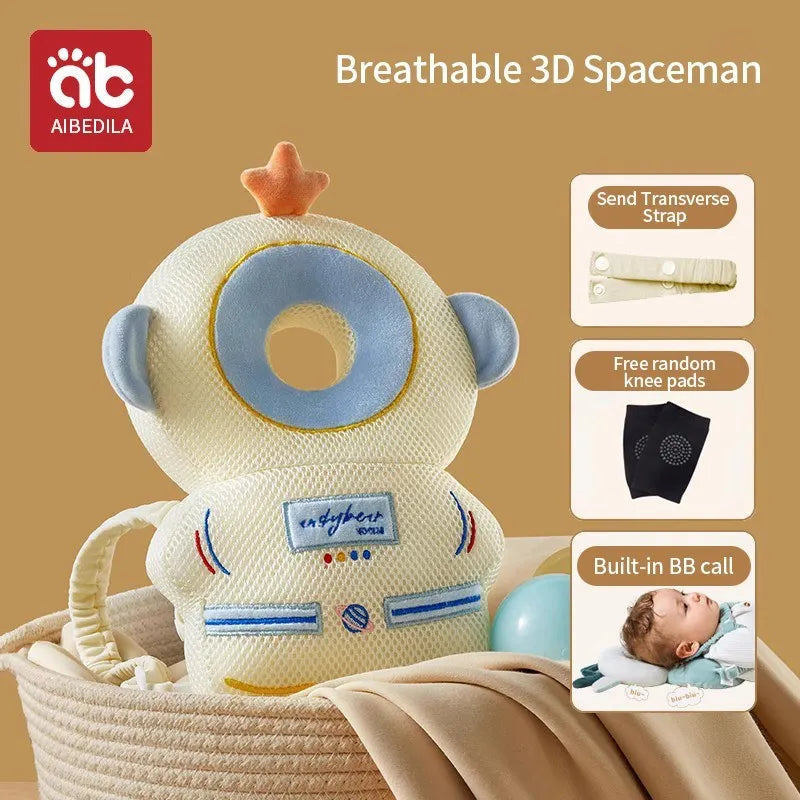 AIBEDILA Newborn Head Back Protector Pillow 33x19x6cm Learn To Walk Anti Fall Headgear