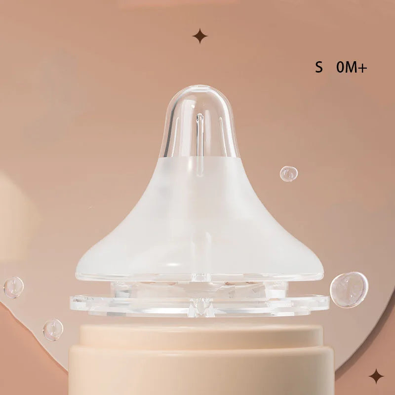 Pigeon Silicone Nipple For Feeding 5 Centimeter Wide Caliber Baby Bottles Compatible With Bottle Systems