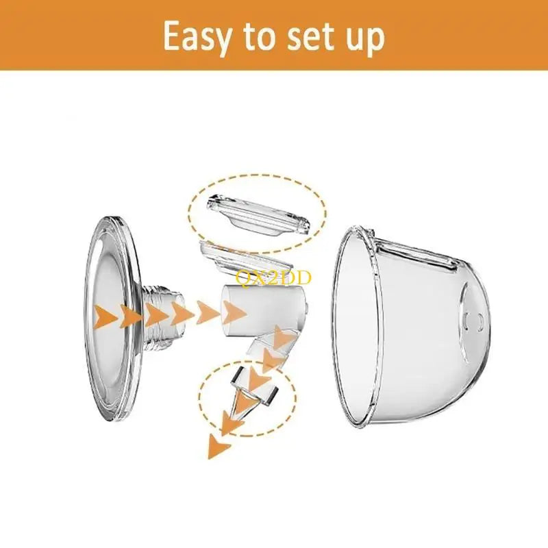 QX2D Leak Proof Pumping Accessories Silicone Valves & Diaphragms Simple Installation for Breast Pumps Safe for Moms & Baby