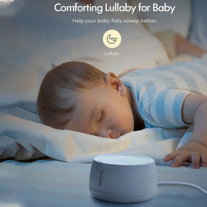 Household Portable Adult Baby Smart White Noise Sleep Machine with 30 Sounds and 36 Levels for Sleep Therapy
