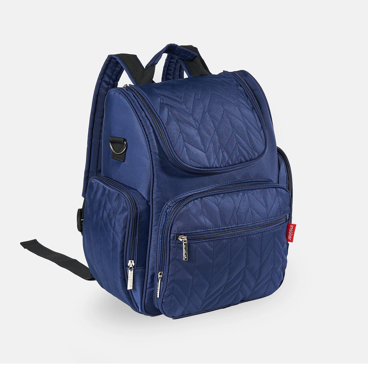Large Capacity Nappy Backpack Diaper Bag Waterproof Multi Function With Stroller Hooks Model LCN01