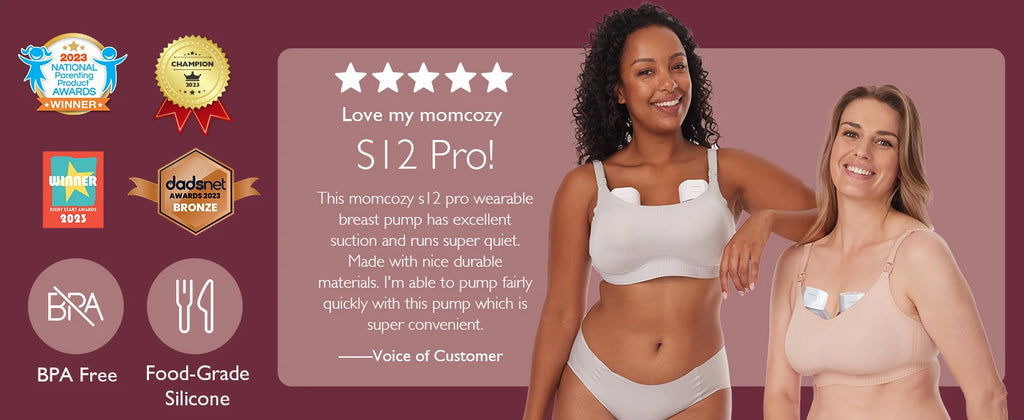 Momcozy Double Breast Pump S12 Pro Hands-Free