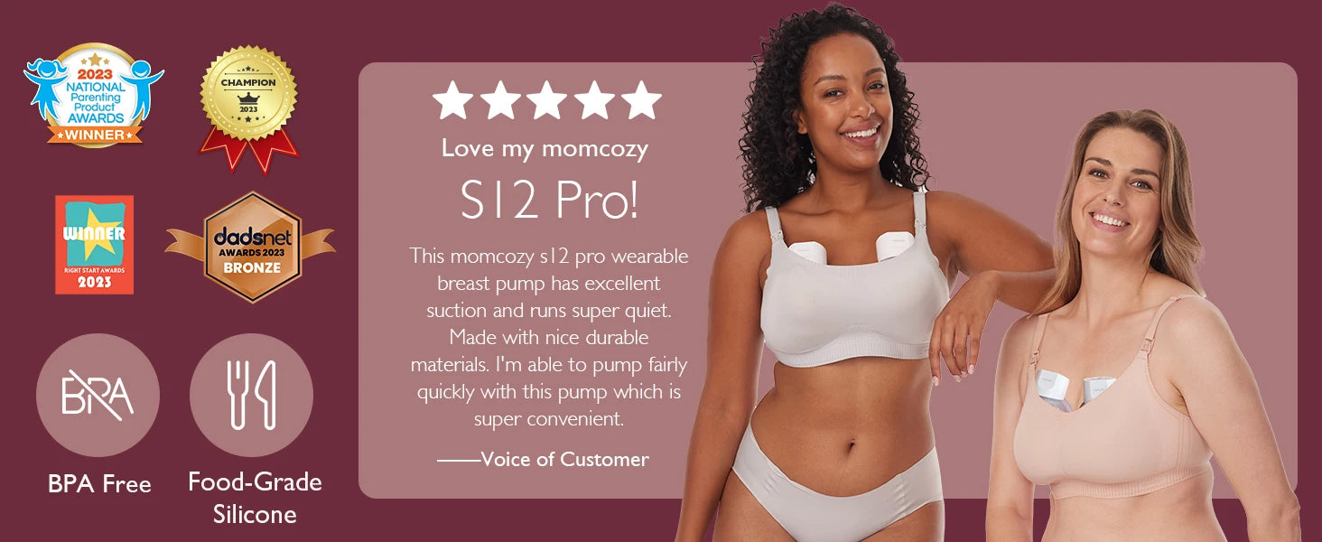 Momcozy Double Breast Pump S12 Pro Hands-Free