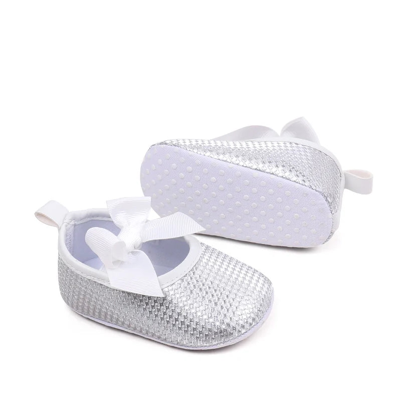2025 Hot Selling Baby Girls Princess First Walking Indoor Outdoor Toddler Shoes Fully Paved with Diamonds Design For 0-18M