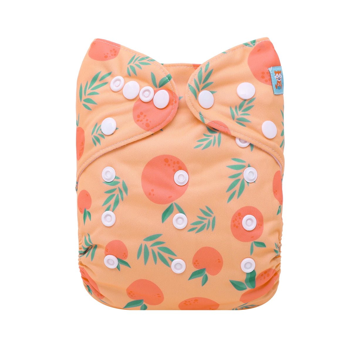 ALVABABY Modern Cloth Nappy One Size Pocket Diaper Shell With Snaps Adjustable Polyester For 3kg To 15kg