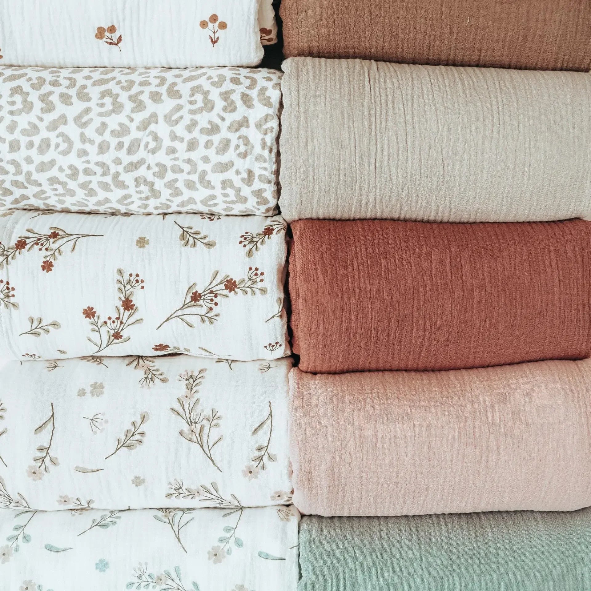2PC Cotton Muslin Baby Swaddle Blankets Bedding Soft Receiving Blanket Newborn Baby Wrap Stroller Cover Babies Acceesories