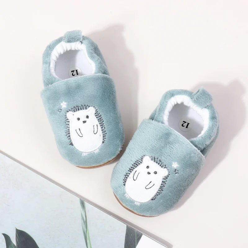 Baby Girl Boy Prewalker Shoes Spring and Autumn Cute Cartoon Animals Design Casual Anti Slip High Quality Newborn Toddler Shoes