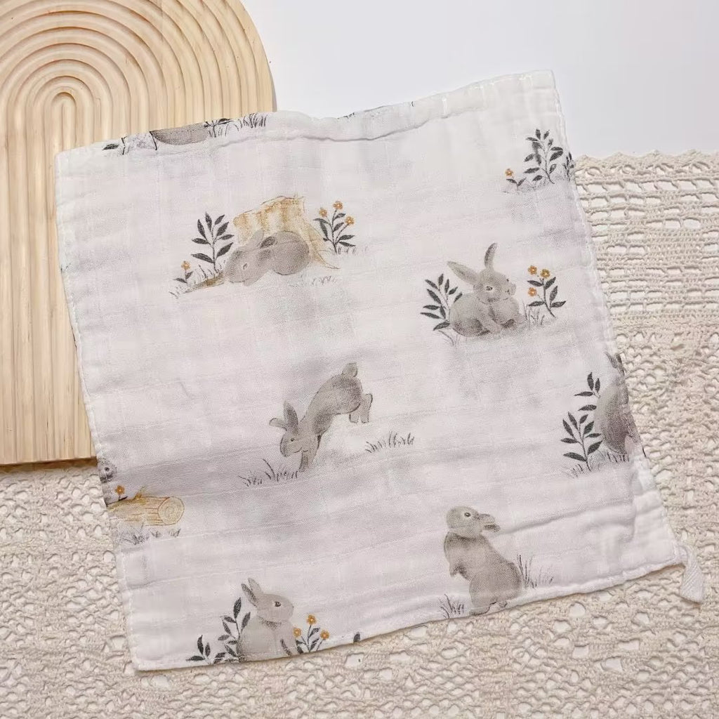 Bamboo Cotton Baby Towel Muslin Squares 4 Layer Gauze Baby Wash Face Shower Towel Newborn Baby Items