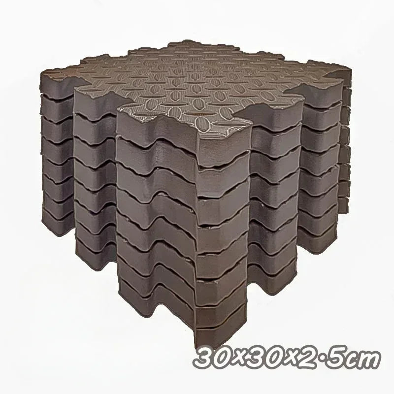 Interlocking EVA Foam Puzzle Floor Mats for Baby Play Mat Tiles 30x30x2.5cm Safe Crawling