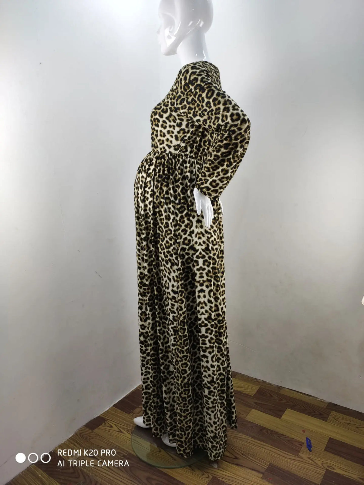 Maternity Long-sleeved Dress