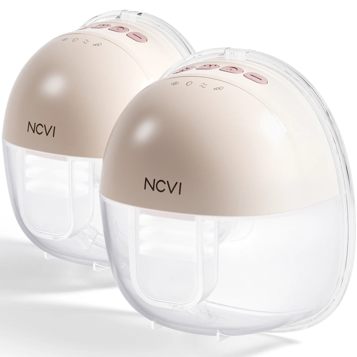 NCVI Wearable Breast Pump 8111 Electric Hands Free With 4 Modes And 9 Levels 21 And 24mm Flange