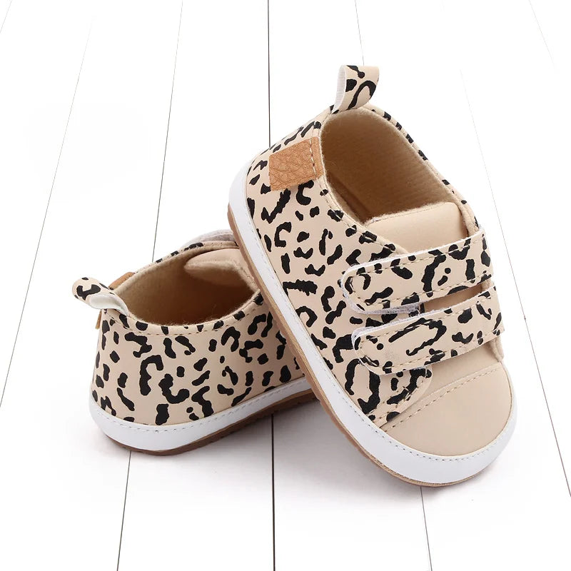 2025 New Fashion Baby Casual Sneaker Spring and Autumn Soft PU and TPR Sole Anti-slip High Quality Hot Selling for 0-18M
