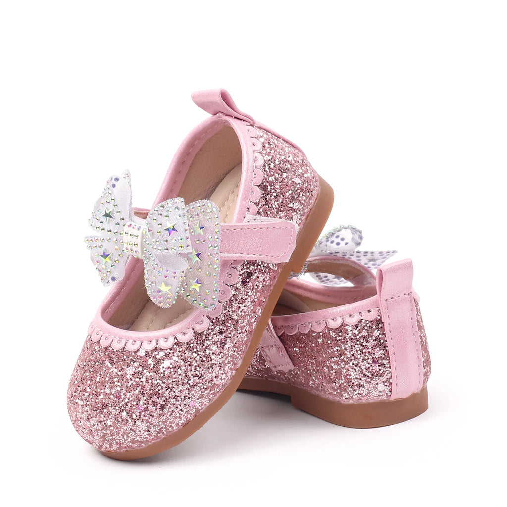 2025 New Summer Autumn Baby Girls First Walking Toddler Shoes Fashion Sequins Baby Girl Sandals For 0-3Y Kids Princess Shoes