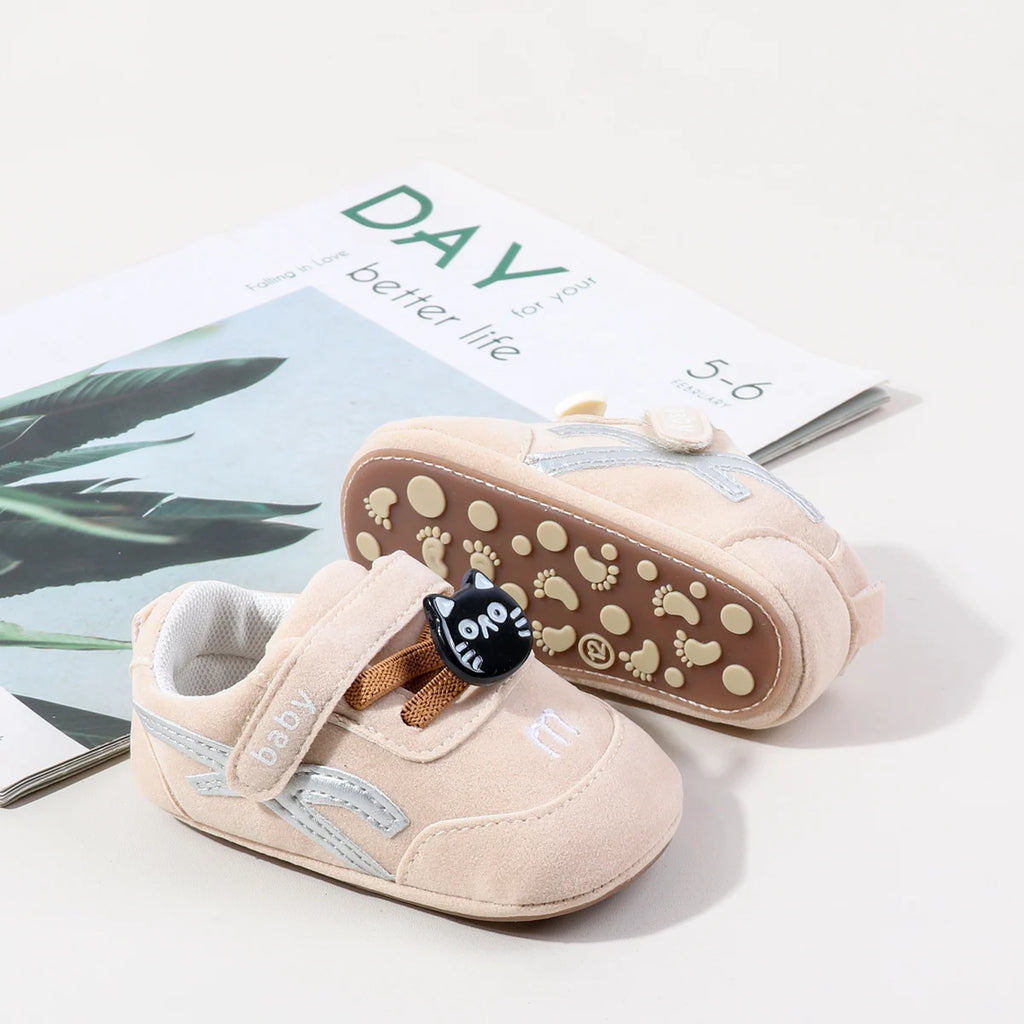 Hot Sale Baby Boys And Girls Sprots Sneaker Indoor Outdoor Toddler Shoes For 0-18 Months Baby Unisex Soft And Comfortable Sole