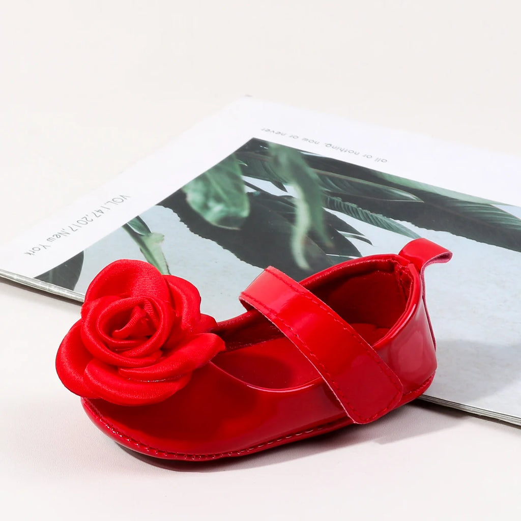 Fashion Girl Princess Shoes 2025 Autumn New Baby Leather Shoe Comfort Anti Slip Girl Flower Casual Shoes Retro Child Ballet Shoe