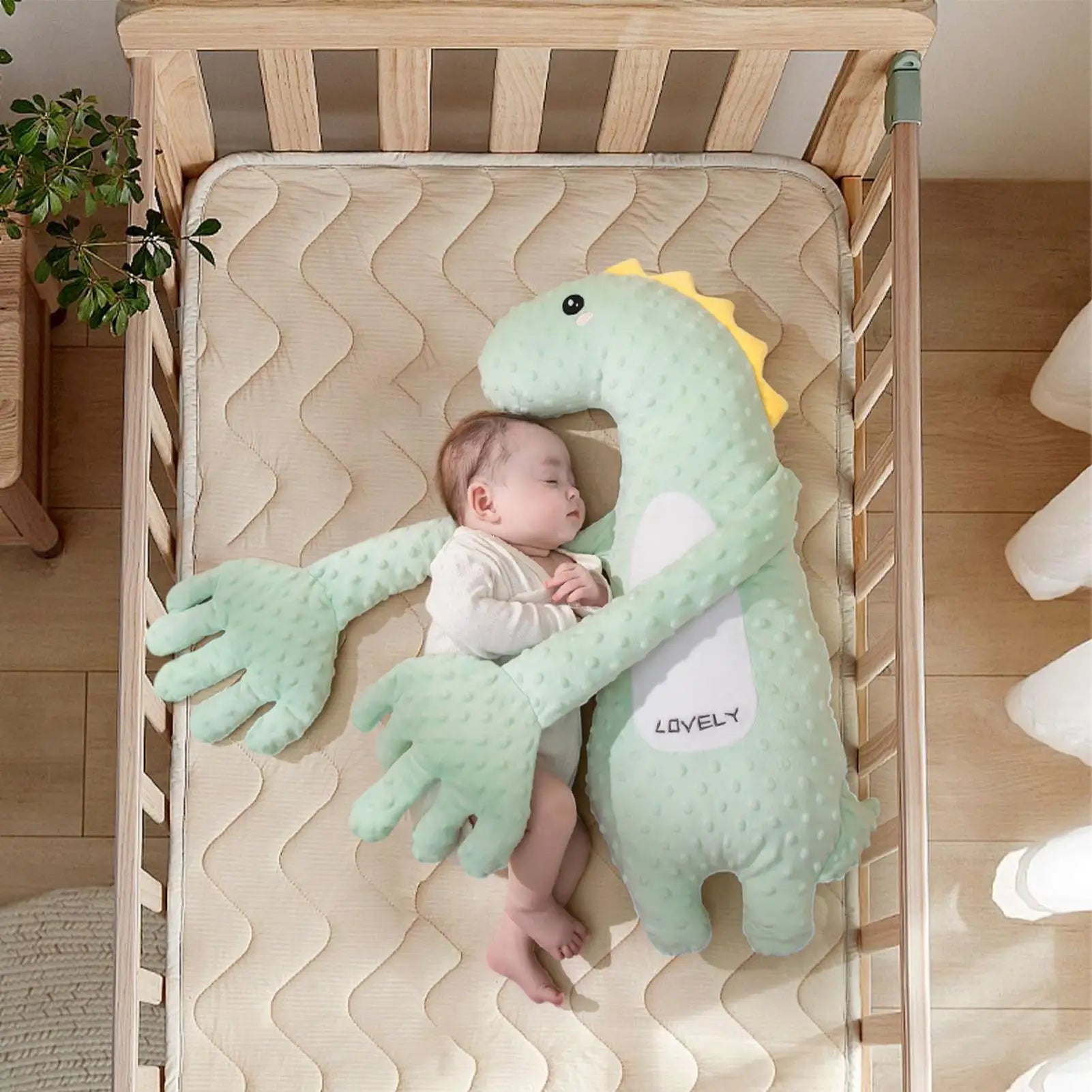 Automatic Soothing Palm Electric Sleep Buddy Soothing Doll with Remote Control 3 Gear Adjustable for Bedroom Indoor Home Baby