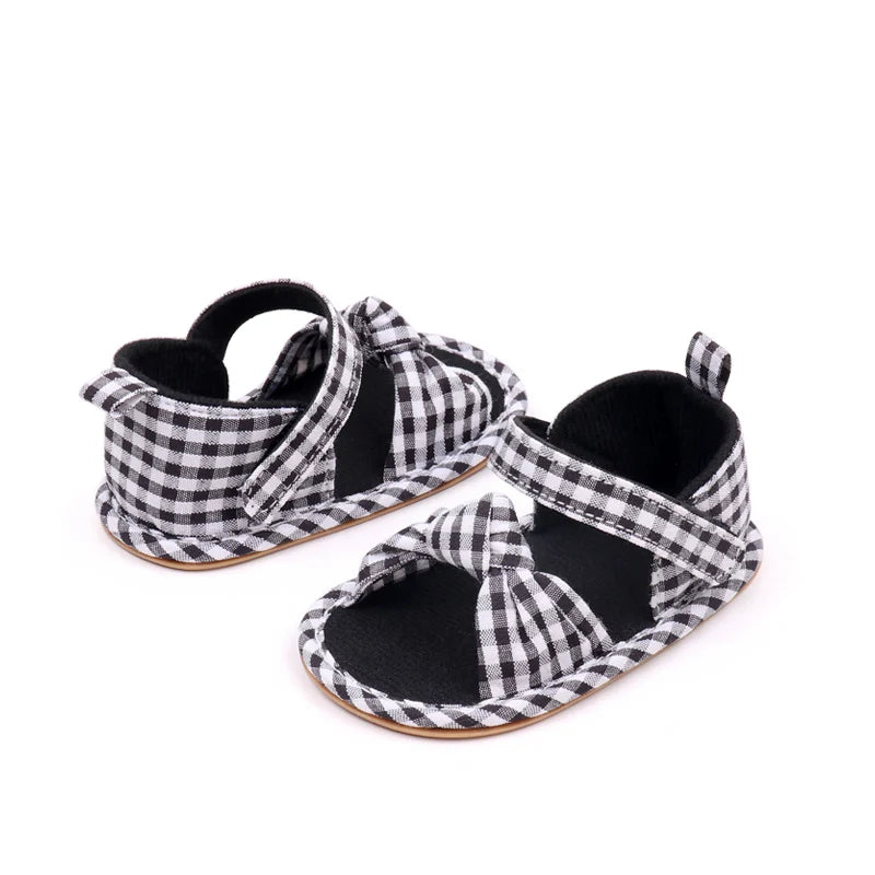 2025 Hot Summer Baby Girls First Walking Toddler Shoes With High Quality TPR Sole Beautiful Design For 0-18M Baby Girls Shoes