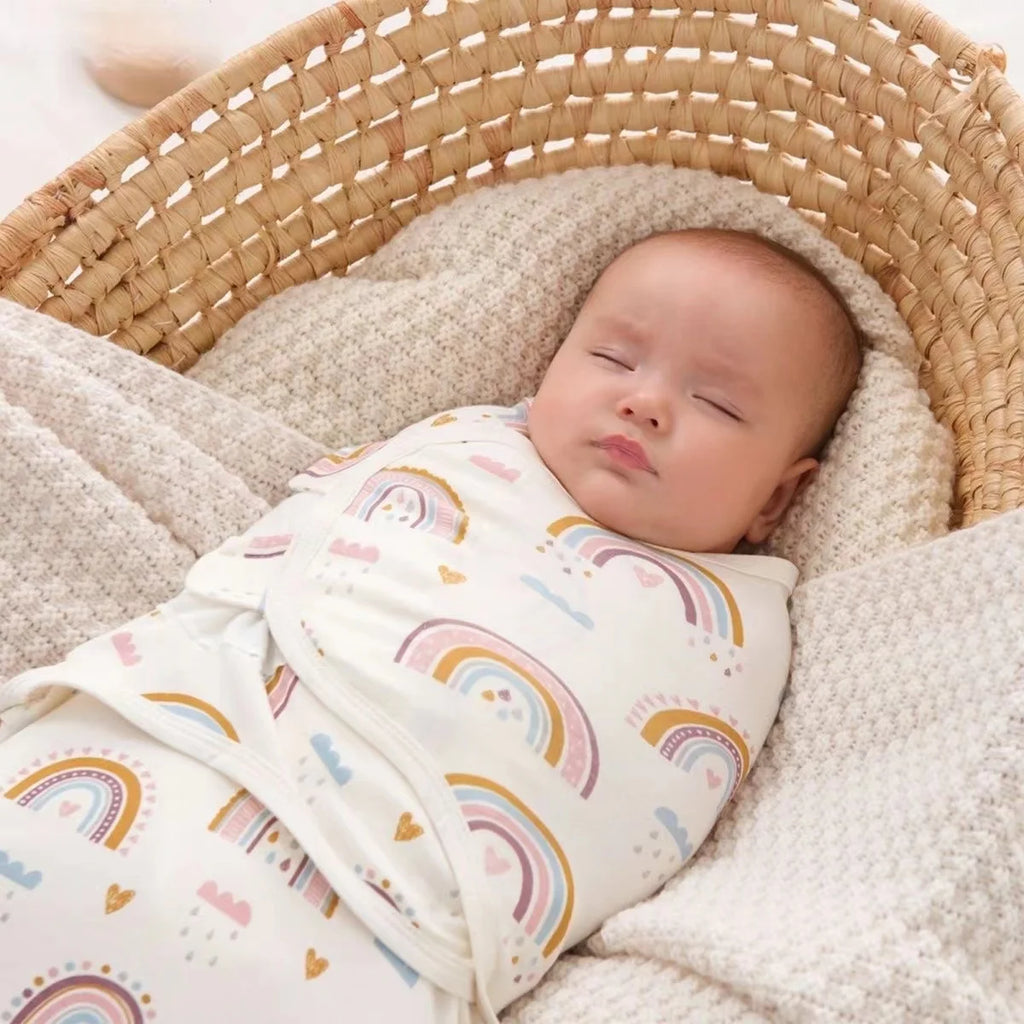 Baby Sleeping Bag Newborn Envelope Cocoon Wrap Swaddle Soft 100% Cotton 0-6 Months Sleep Blanket