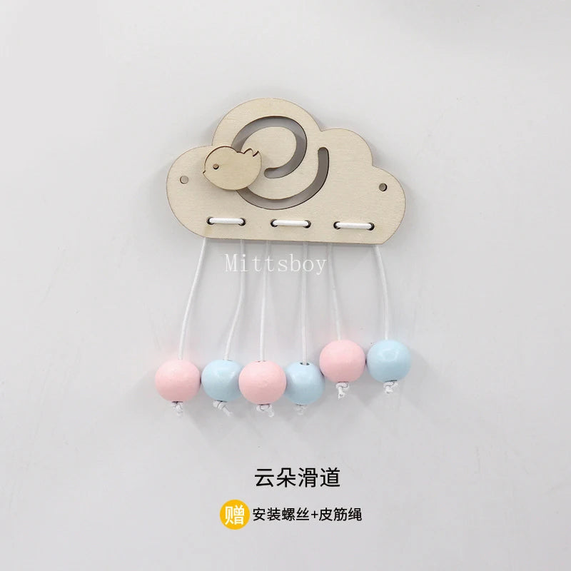 Wooden Busy Board Key Lock Switch Slides Paillette Educational Toy For Early Learning Kls-01