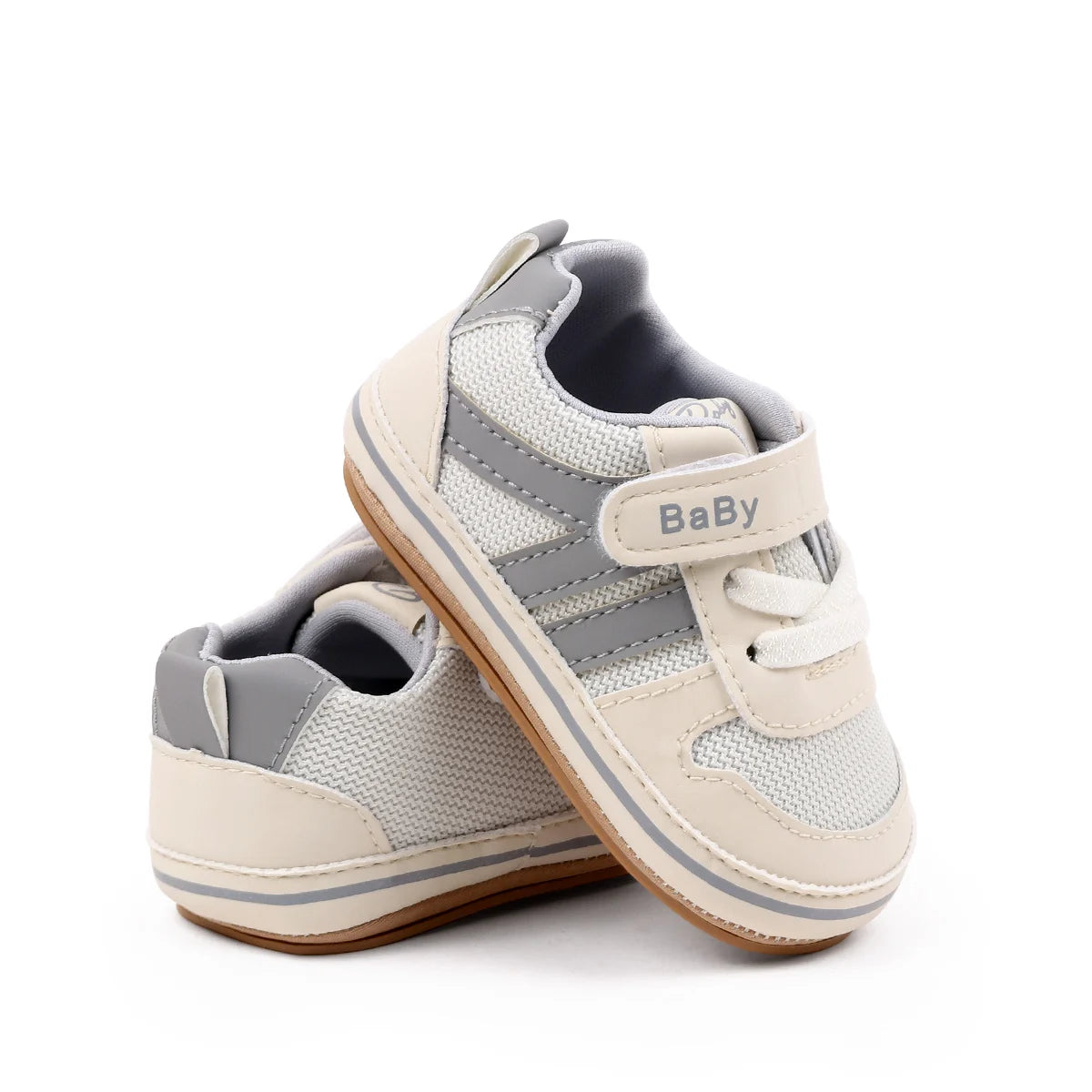 Spring And Autumn Baby Boys And Girls Sports Style Toddler Shoes High Quality PU Leather And Comfortable TPR Sole For 0-18M